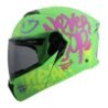 CASCO RODA BOOSTER VERDE CAPRACK MICA HUMO L ABA SVS