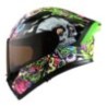 Casco Roda Force Evo Negro Monster Mash Abatible Mica Humo Svs