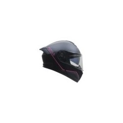 CASCO RODA FORCE NEGRO ROSA MATE L ABATIBLE SVS