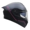 CASCO RODA FORCE NEGRO ROSA MATE L ABATIBLE SVS