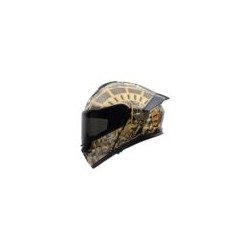 Casco Roda Force Oro Engine Abatible Mica Humo Svs