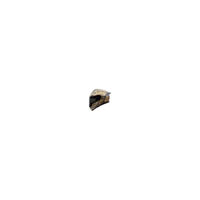 Casco Roda Force Oro Engine Abatible Mica Humo Svs