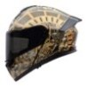 Casco Roda Force Oro Engine Abatible Mica Humo Svs