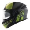 CASCO SMK GULLWING NEGRO AMARILLO MATE TOURLEADER GL646 L ABATIBLE SVS