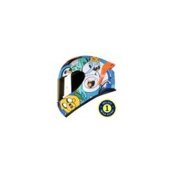 Casco Shaft Sh582Sp Azul Hora De Aventura Cartoon Cerrado