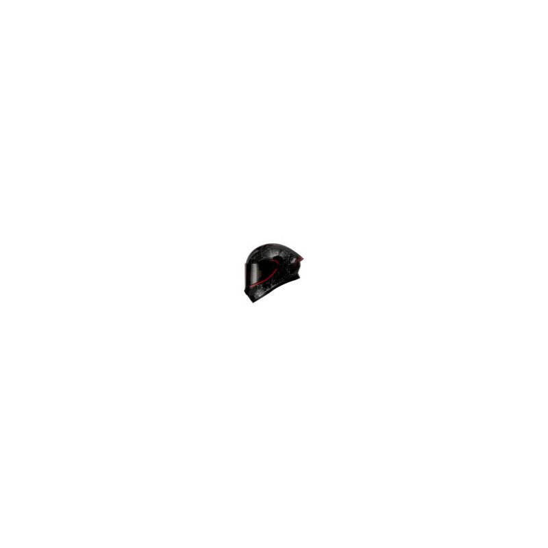 Casco Roda Course Negro Rojo Cosmos Evo Mica Humo Cerrado Svs