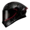 Casco Roda Course Negro Rojo Cosmos Evo Mica Humo Cerrado Svs
