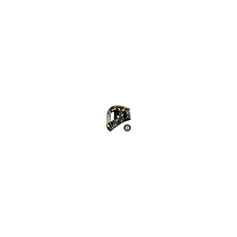 Casco Shaft Sh582Sp Negro People Walking Mica Plateada Cerrado