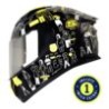Casco Shaft Sh582Sp Negro People Walking Mica Plateada Cerrado