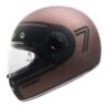 CASCO SMK RETRO NEGRO DORADO MATE SEVEN GL720 L CERRADO