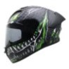 CASCO SMK STELLAR SPORT NEGRO VERDE MATE TAOTEI GL268 MICA HUMO L CERRADO