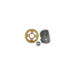 ENGRANE 46X15 CADENA 428HOX136L SET BAJAJ PULSAR NS 160 (20-24) RODA