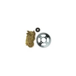 ENGRANE 46X15 CADENA 428HX136L DORADO SET ITALIKA DM 200 (14-24) CHOHO